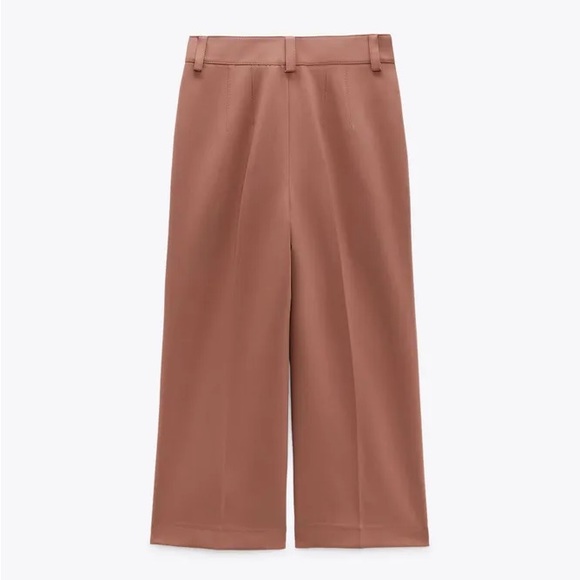 NWT Zara Woman Cullotes Cropped Pants Size XS - Picture 7 of 13